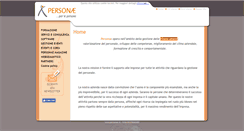 Desktop Screenshot of personae.it
